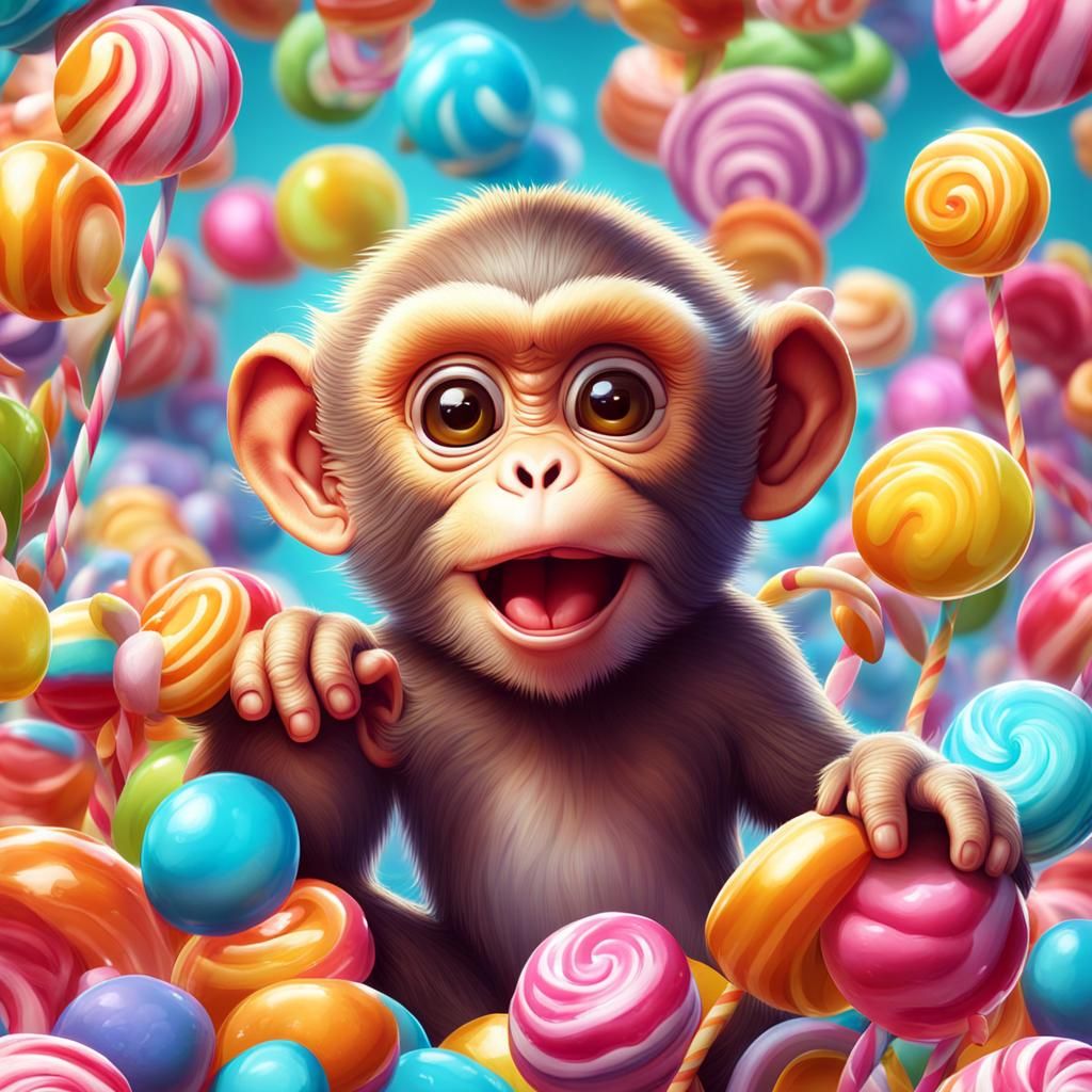 Cute baby monkeys