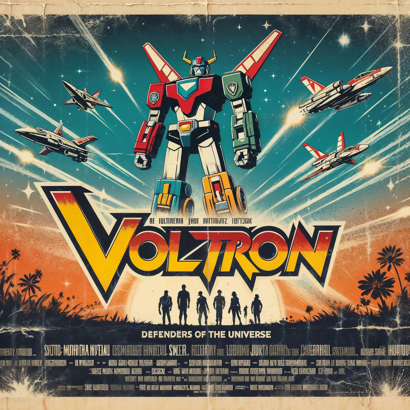 Vintage Voltron - fixed