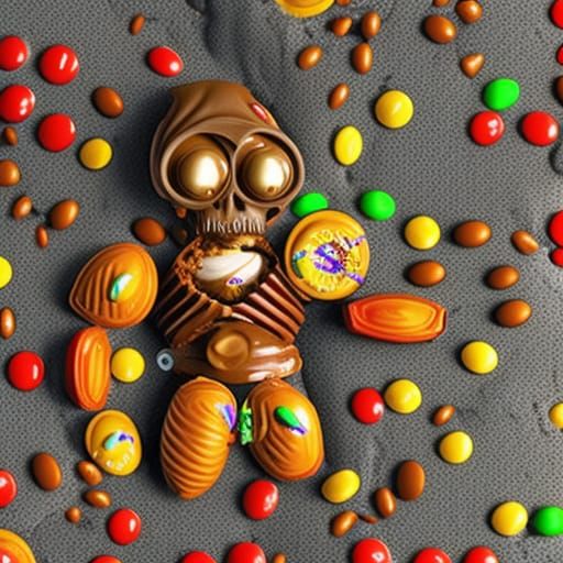 Candy Warrior AI Generated Artwork NightCafe Creator