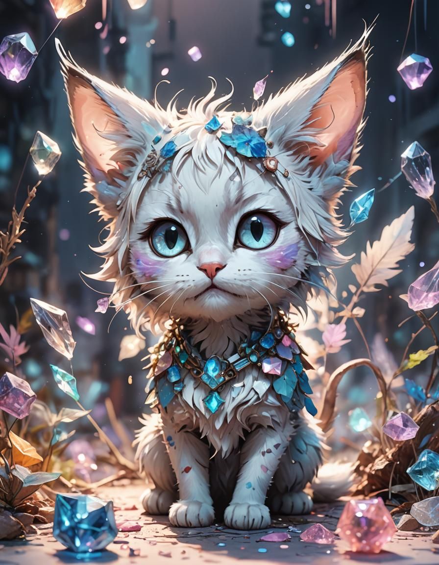 Cute cat v8
