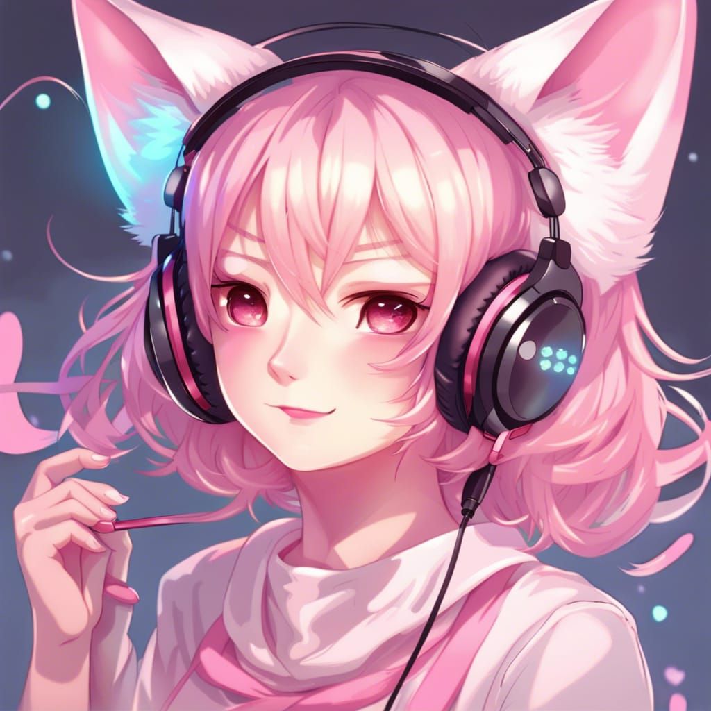 Cute And Adorable Feamle Streamer - Ai Generated Artwork - Nightcafe 