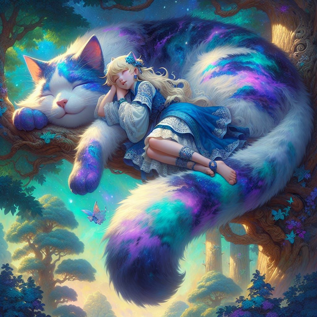 Starry Blue and Starry Blue  by @Spearmint