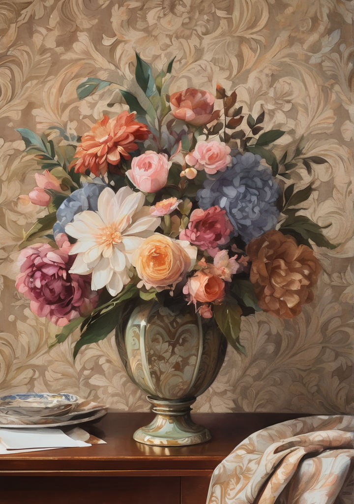 Vintage Flower Arrangement