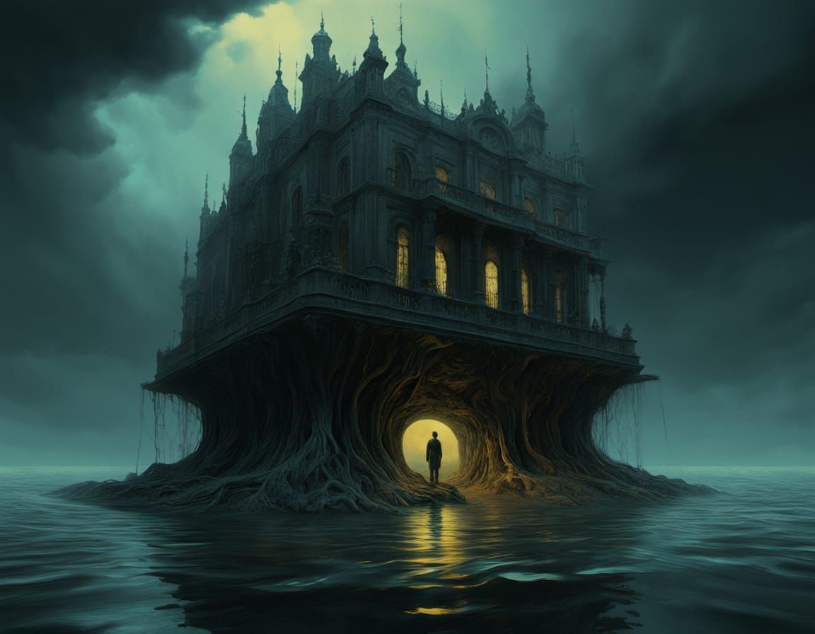 Surrealism in Hyperrealistic Digital Art: Dreamlike Fluid Sc...