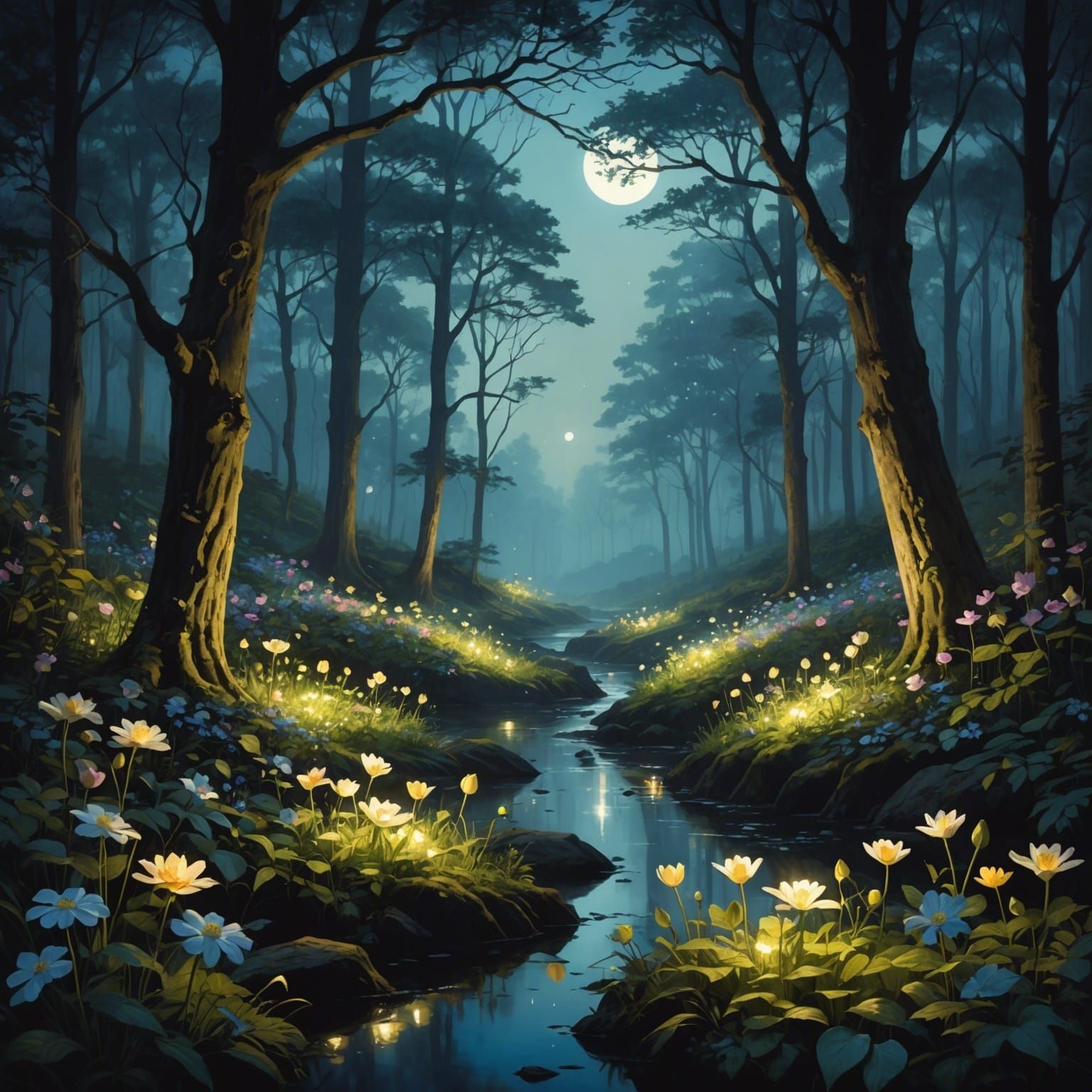 Night Forest