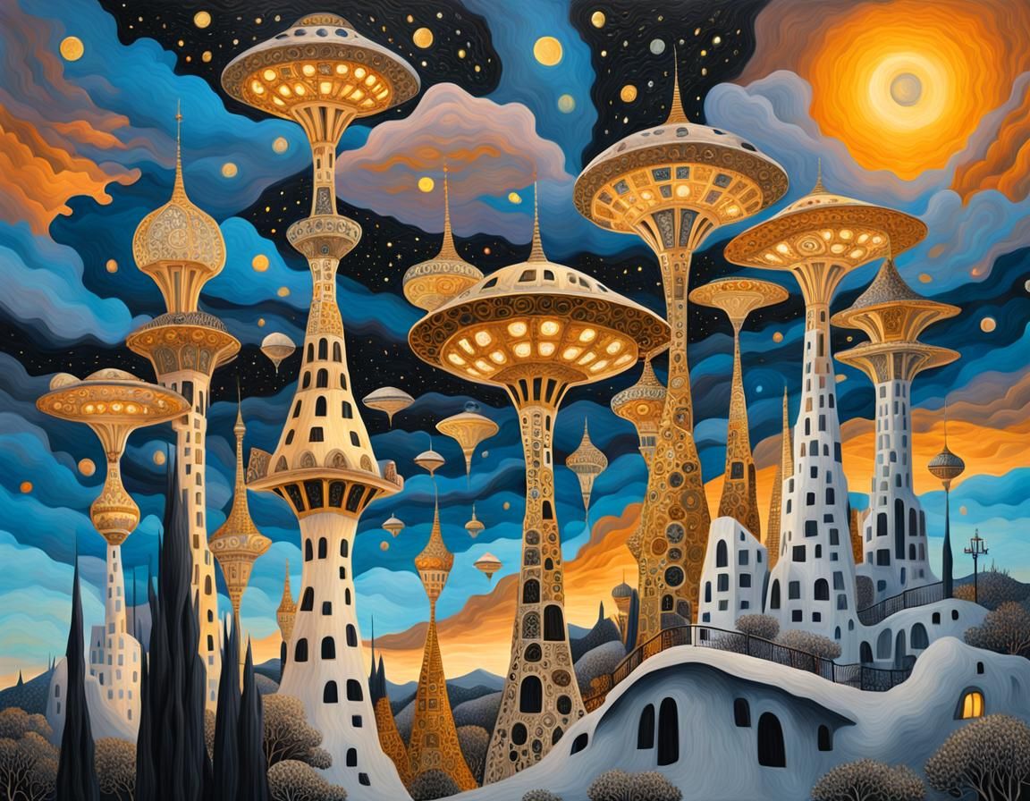 An alien city