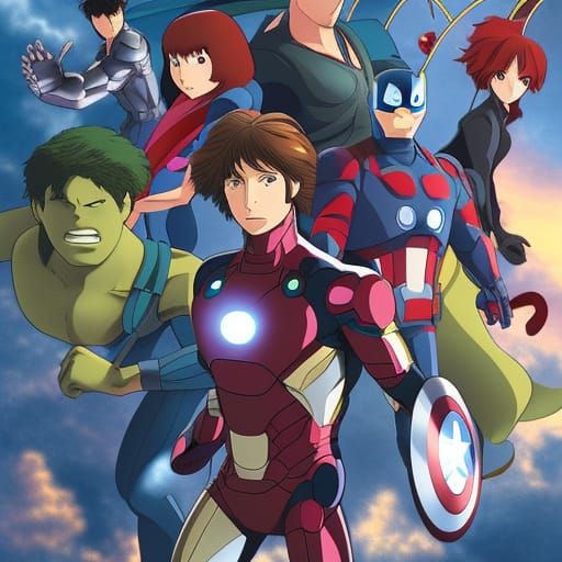 the avengers Studio Ghibl
