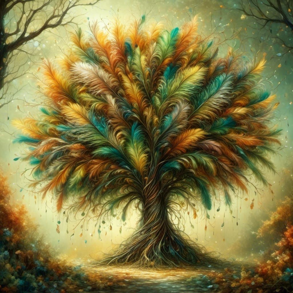 Feathered tree