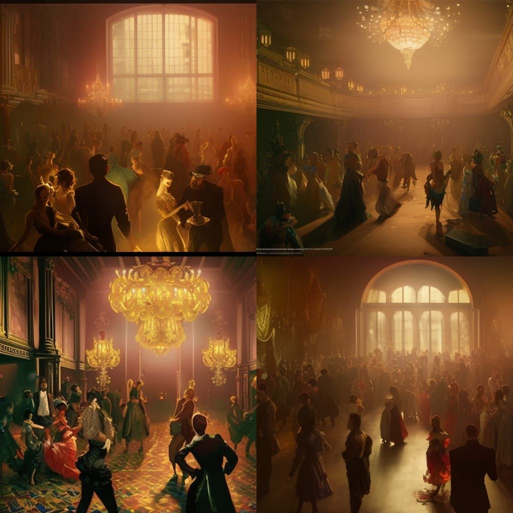 The Masquerade Ball , Ballroom, 17th century, 8k resolution ...
