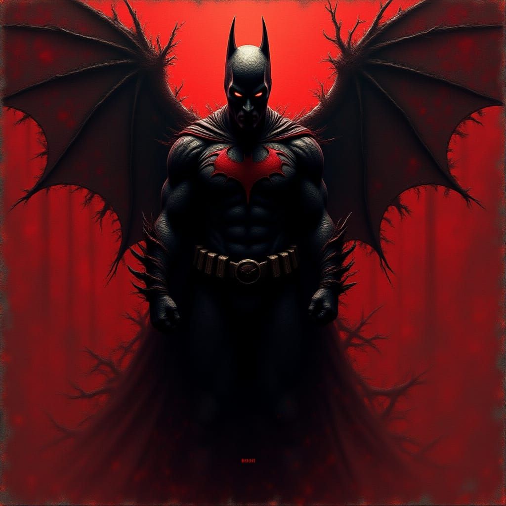 <lora:Dympled:1.0> Dark Knight, textured as dimple art