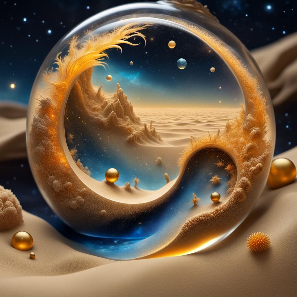 Universe in a Grain of Sand: Ethereal Dreamscape