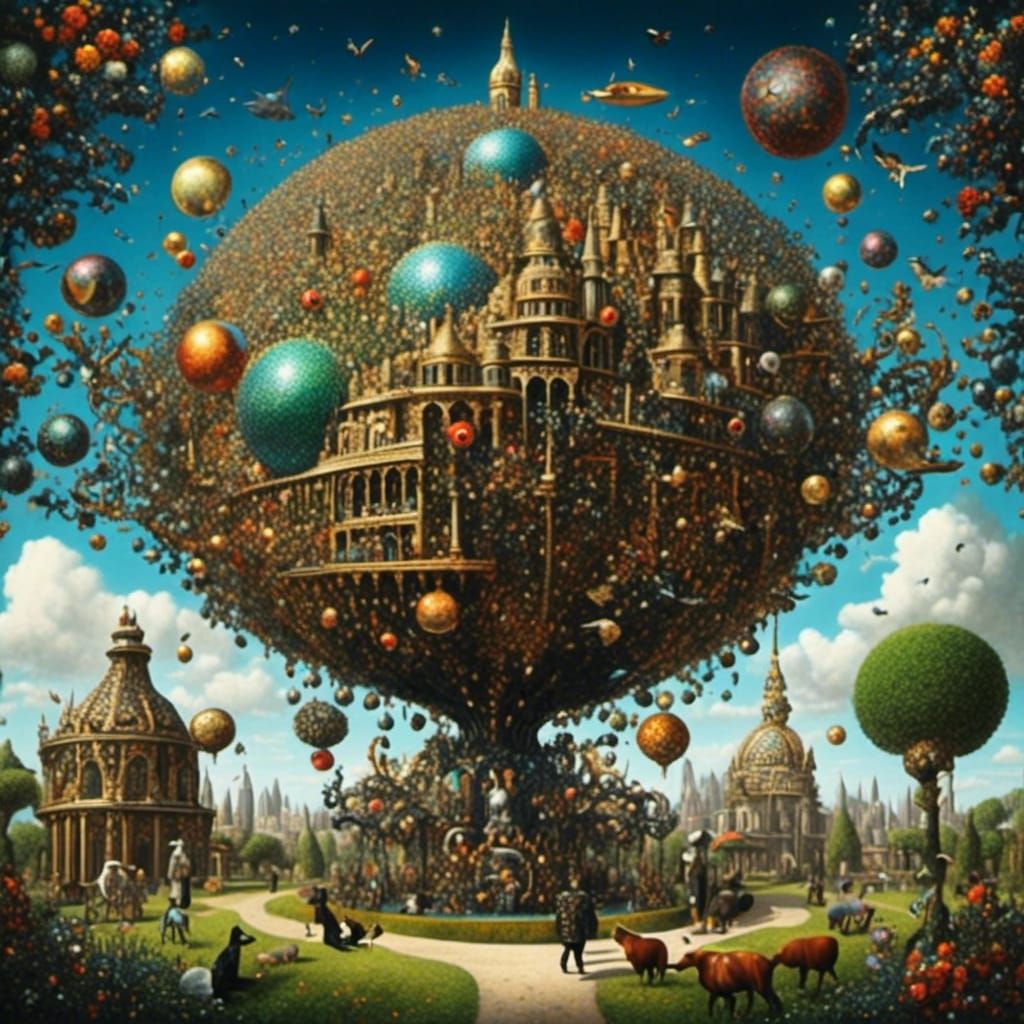 <lora:Destination Unknown:1.0> Planet garden 