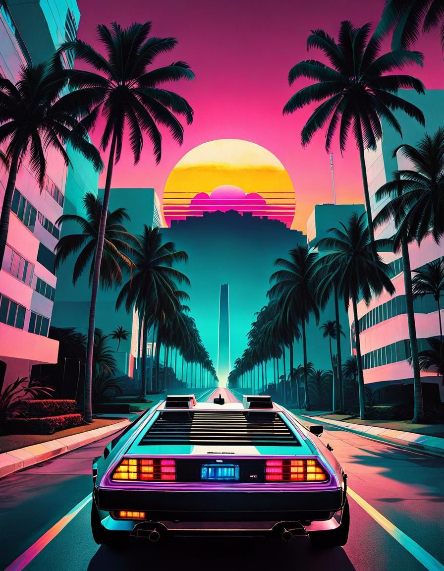 "See you in the Future!"👾🌴   by @Tribu