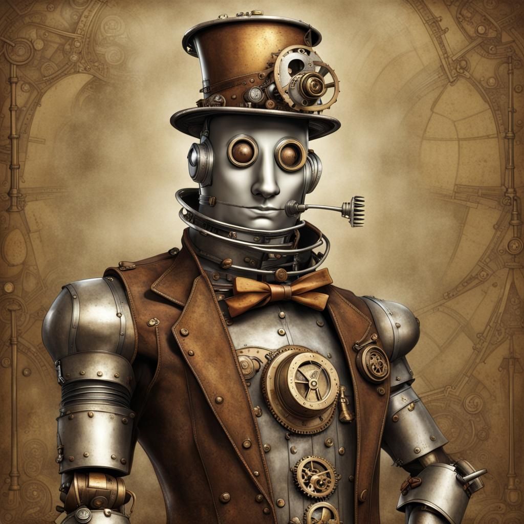 The Tin Man In Steampunk Version AI Generated Artwork NightCafe Creator the-tin-man-in-steampunk-version-ai-generated-artwork-nightcafe-creator