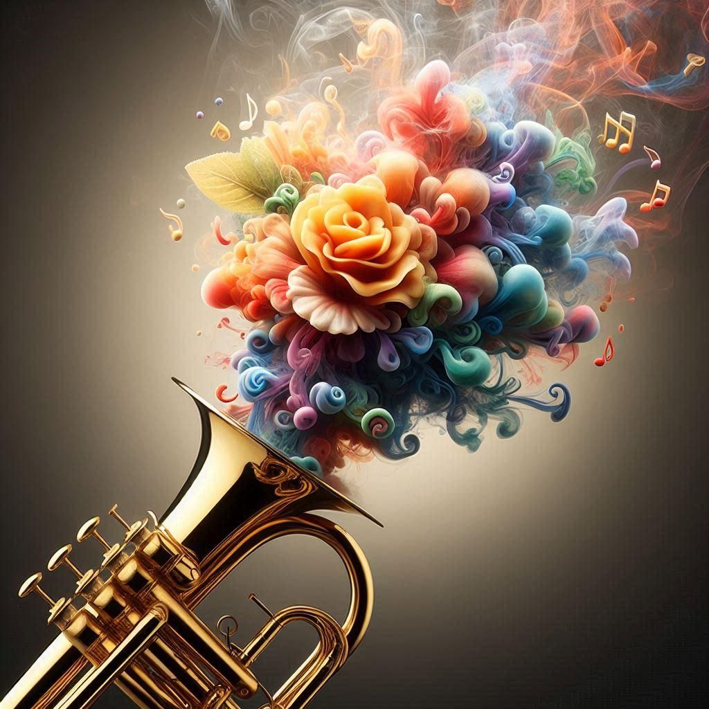 Blowing bugel beauty