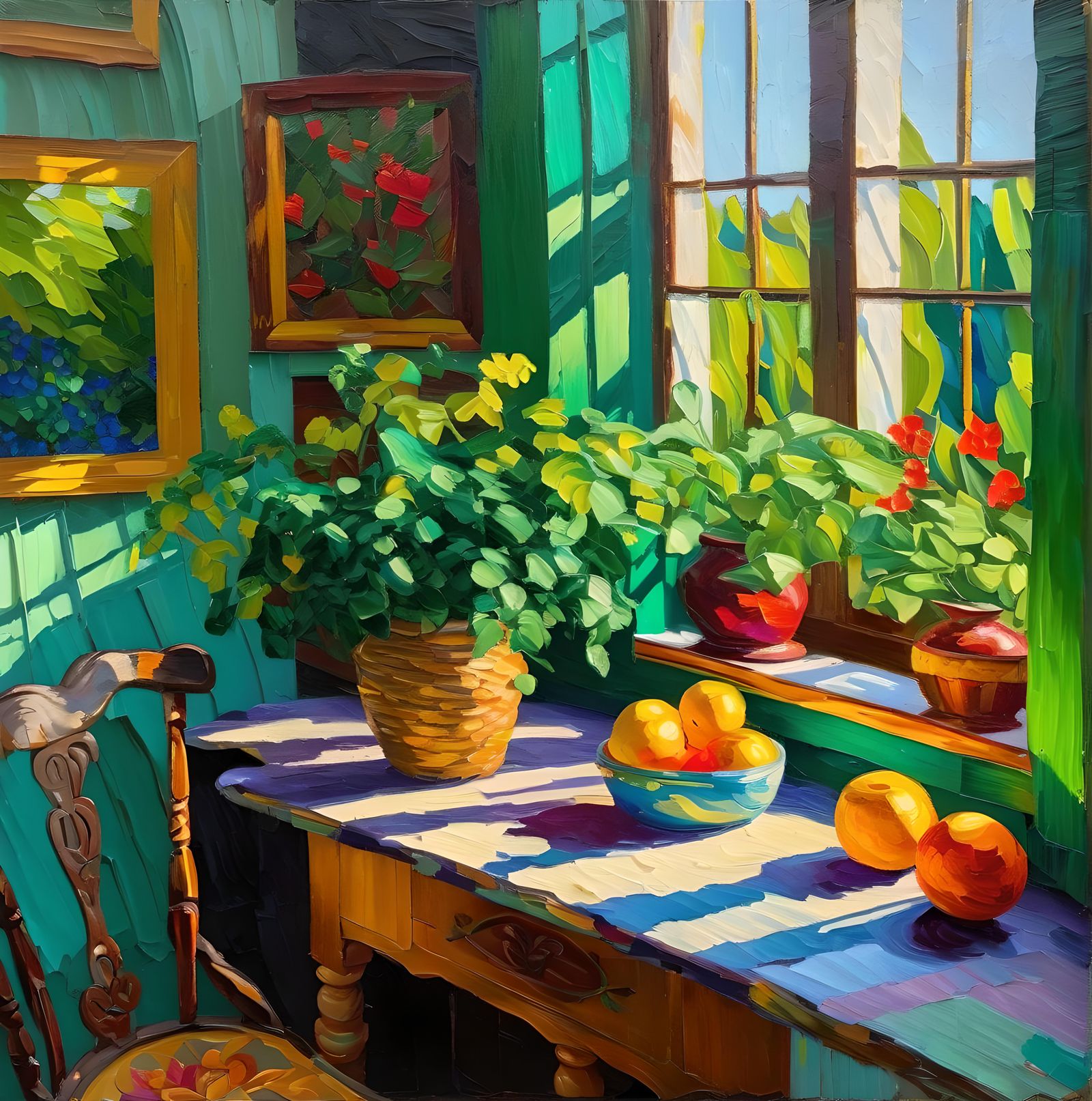 Greenroom At Sunrise