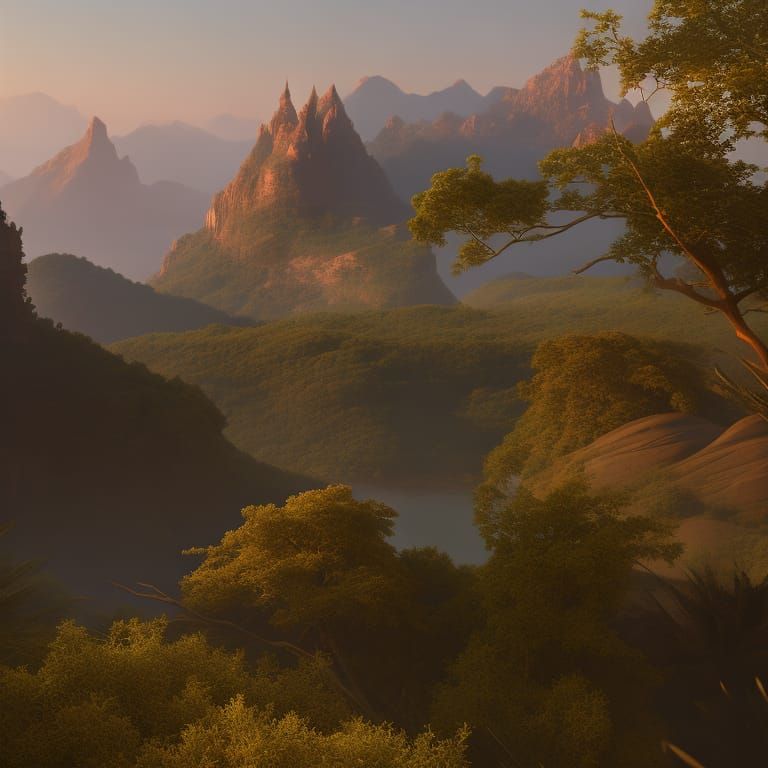 manticore detailed matte painting, deep color, fantastical, ...