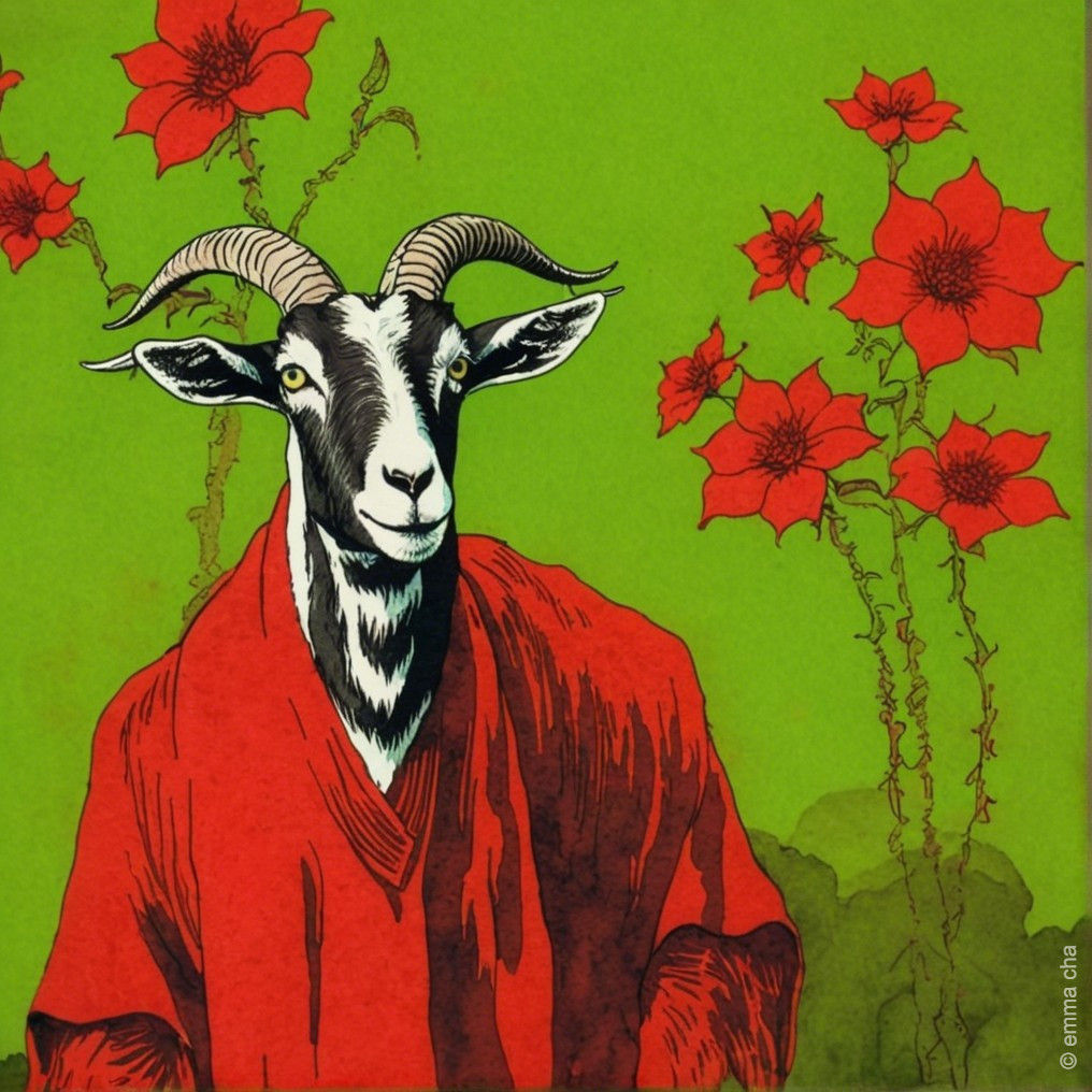 Red Flag in Green Scape