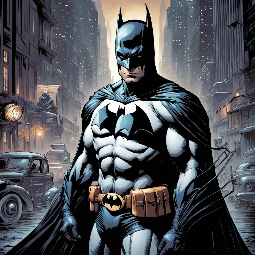 Arkham Batman - Ai Generated Artwork - Nightcafe Creator