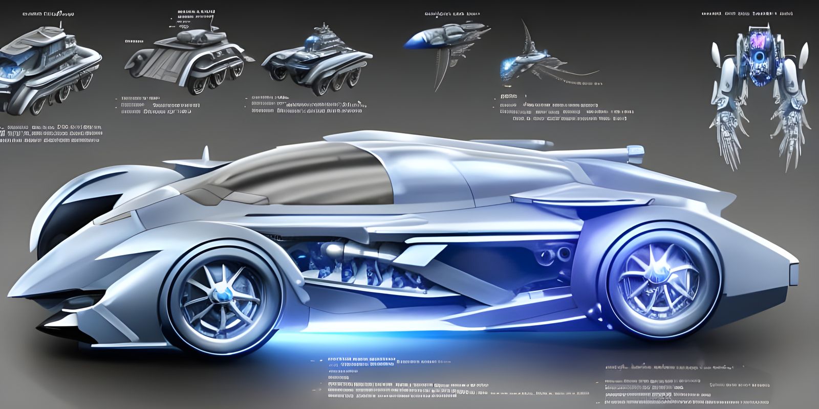 Futuristic cutting Edge blueprints of a Military undercover vehicle   by @Domina Mortis 