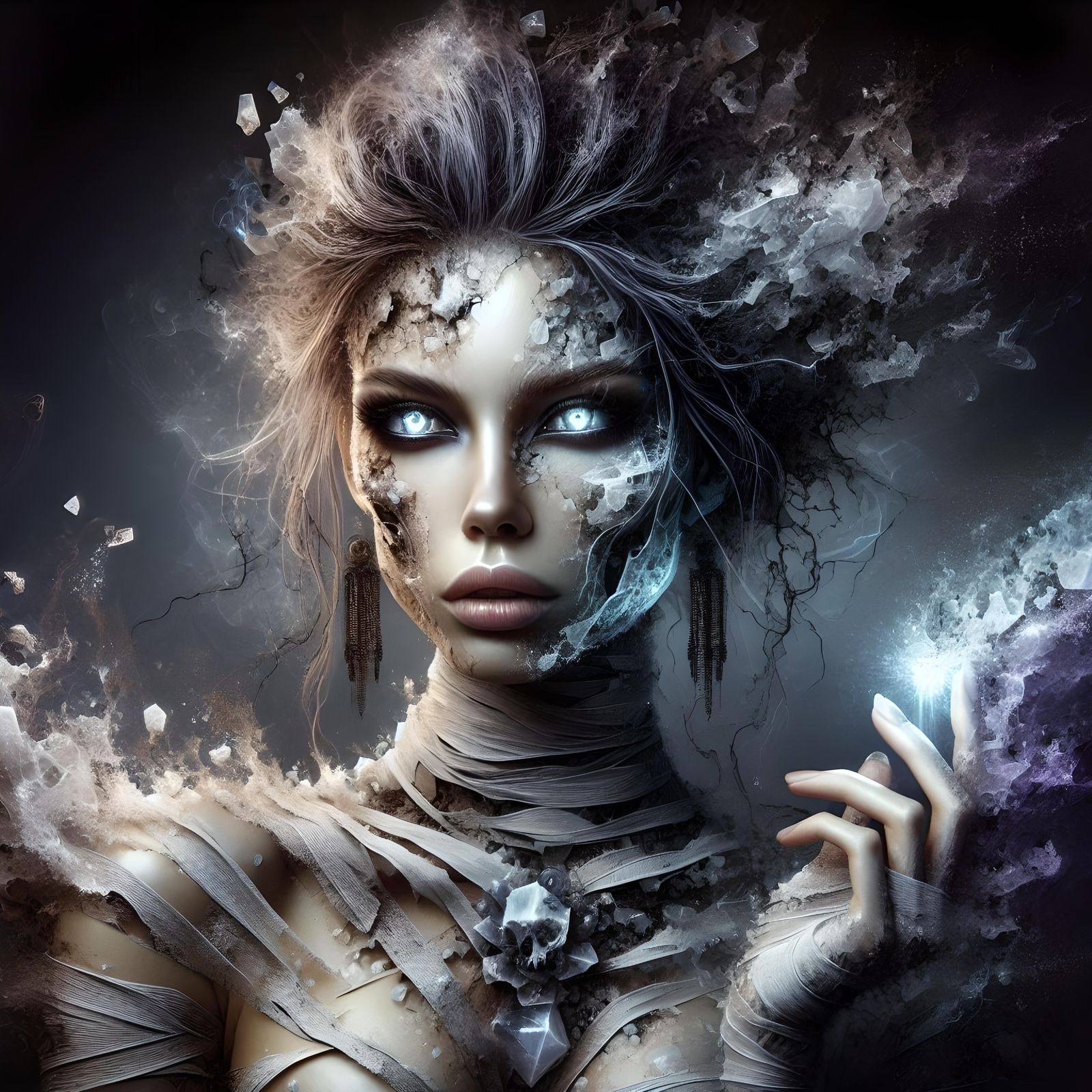 A Phenol (C₆H₅OH) -Ferric chloride (FeCl₃) fantasia