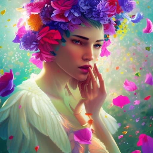 Flower Clothes (attempts) - AI Generated Artwork - NightCafe Creator