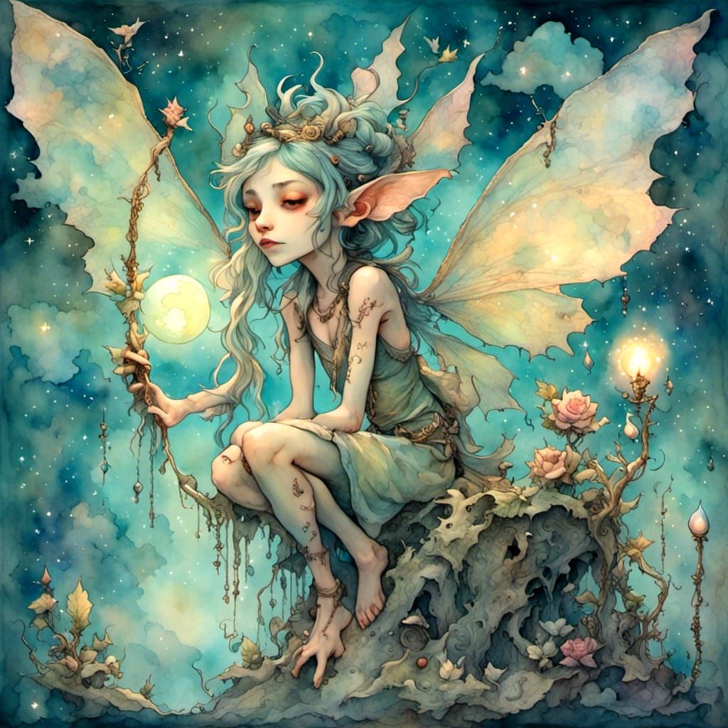 <lora:Blue Moon:1.0> Fairy 🧚🏻‍♂️ 