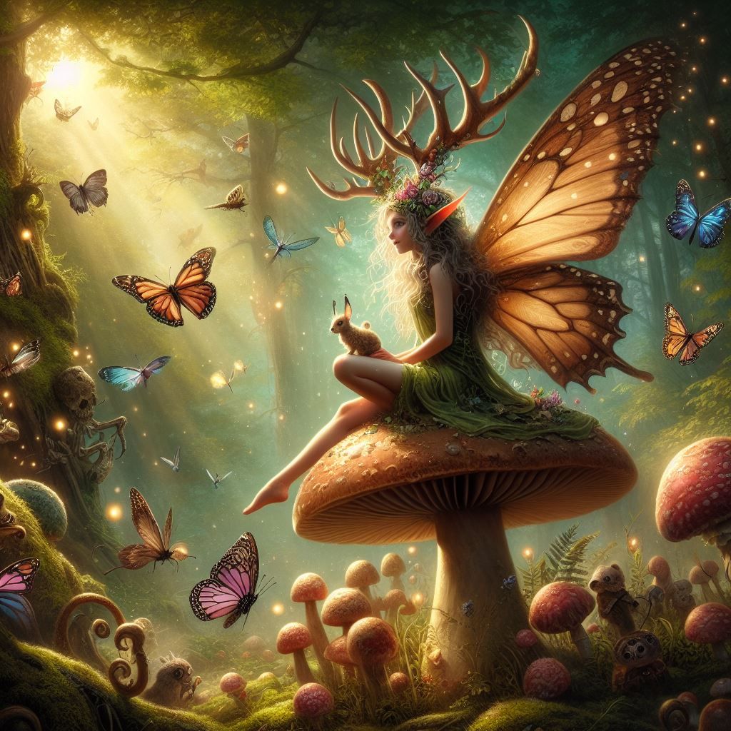 Forest Guardian Fairy - AI Generated Artwork - NightCafe Creator