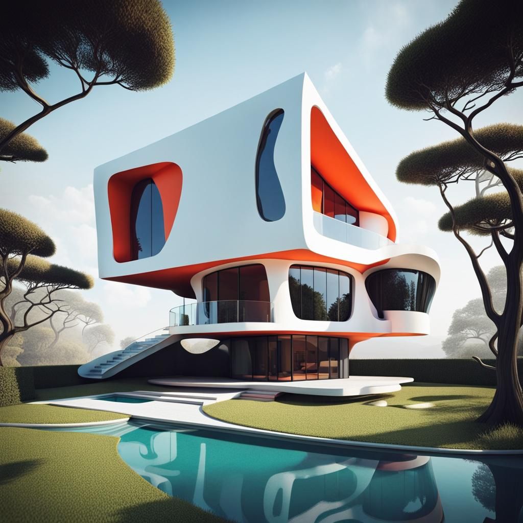 Abstract Home Architecture, Explore unconventional and artis...
