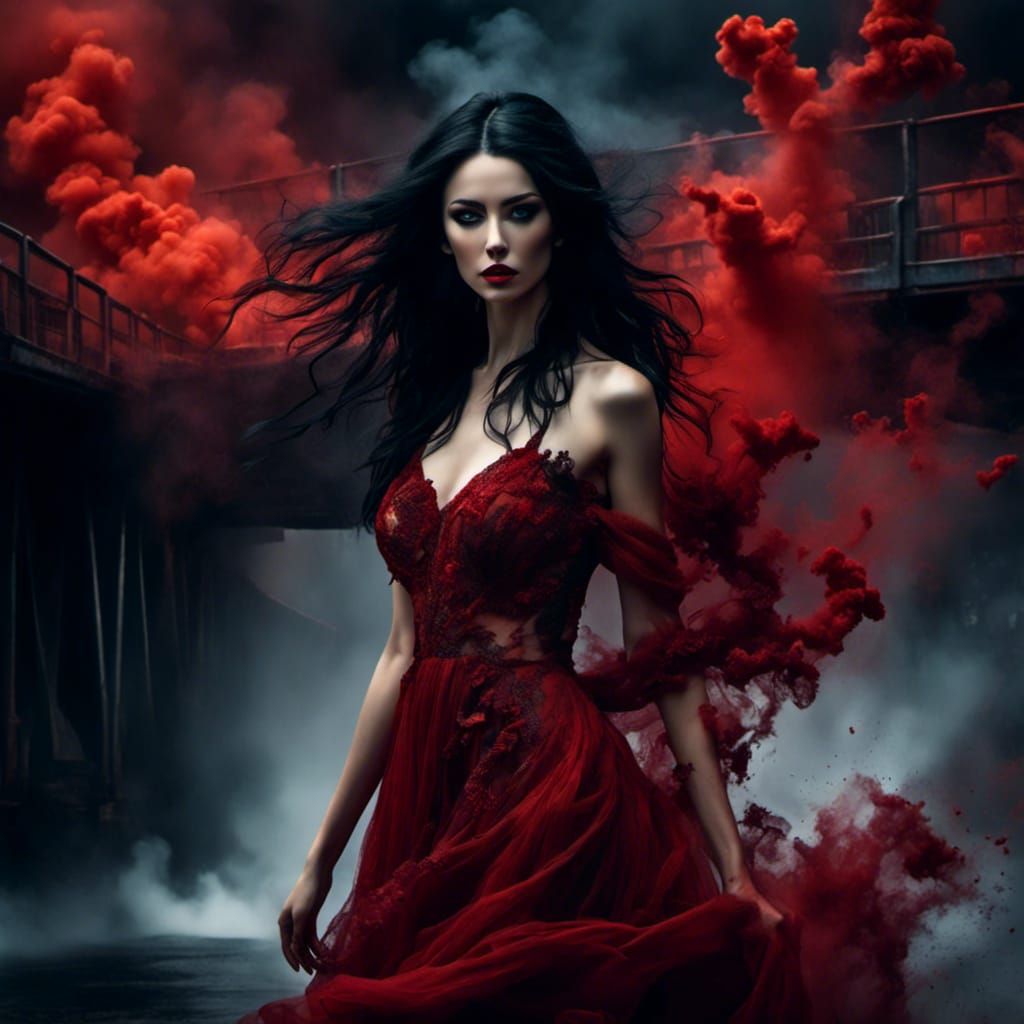 <lora:ColoredSmokeStyle:1.0> 