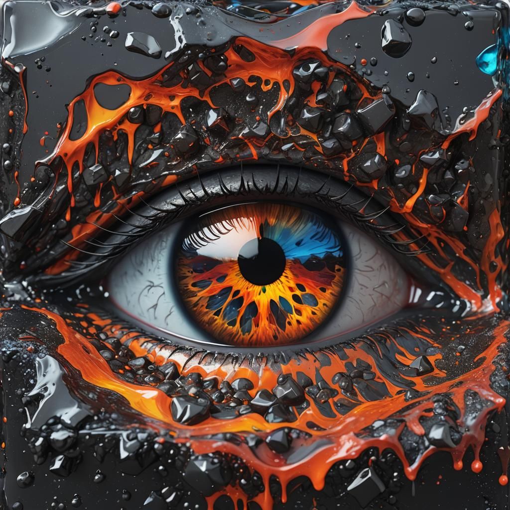 colorful eye