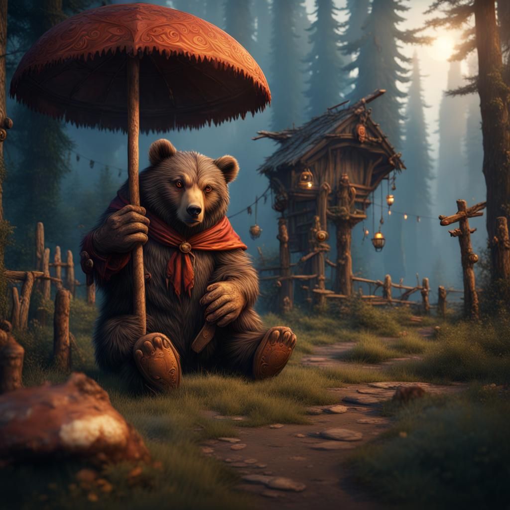Folktale lost character bear