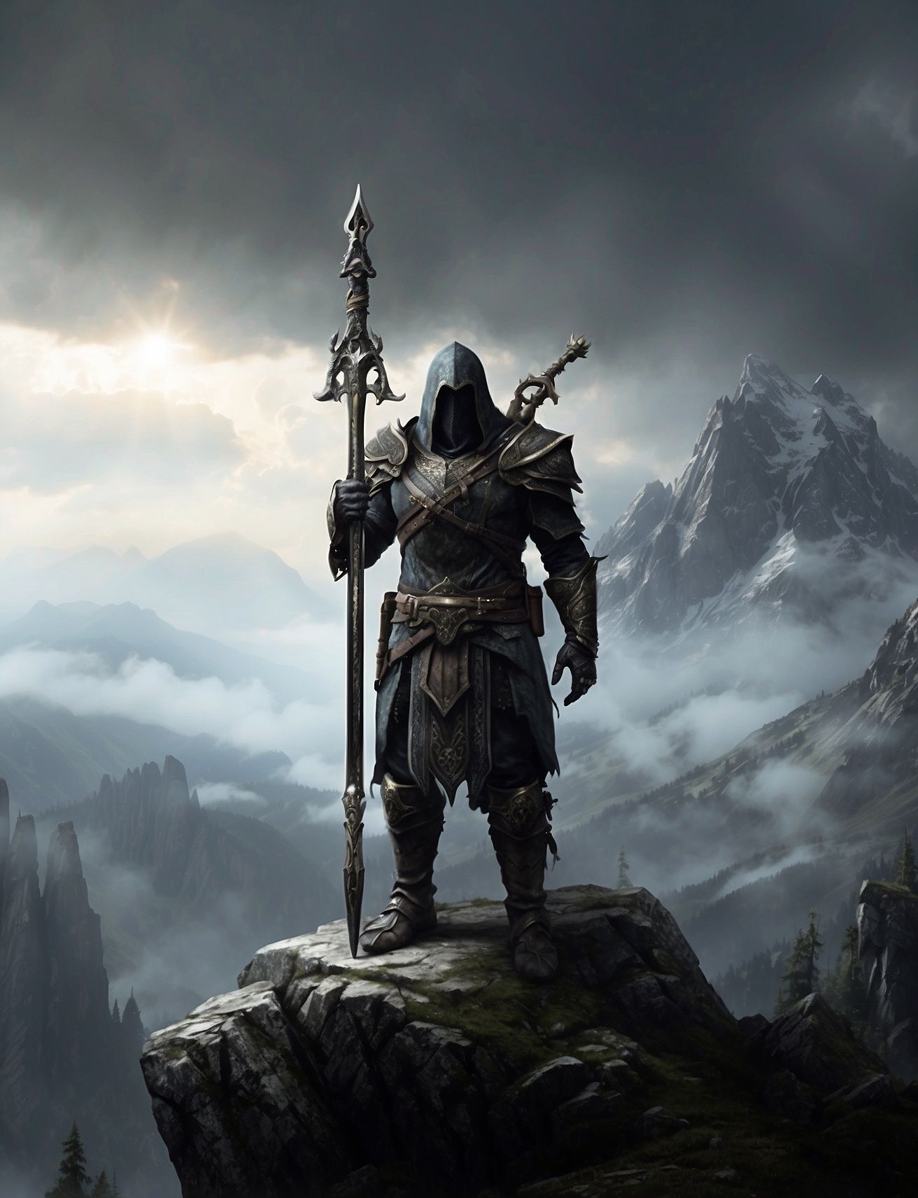 A mysterious Mage Warrior