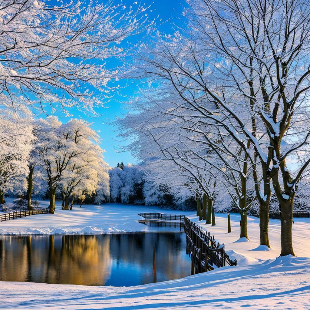 Snow - Autumn Winter Morning Sunrise Spring Snowfall