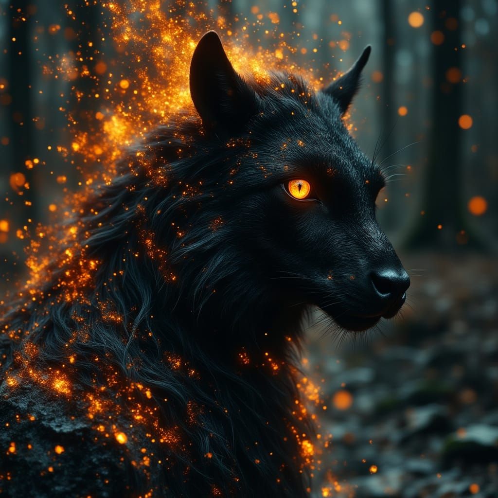 Dark Creature Emerges from Treasure Pouch