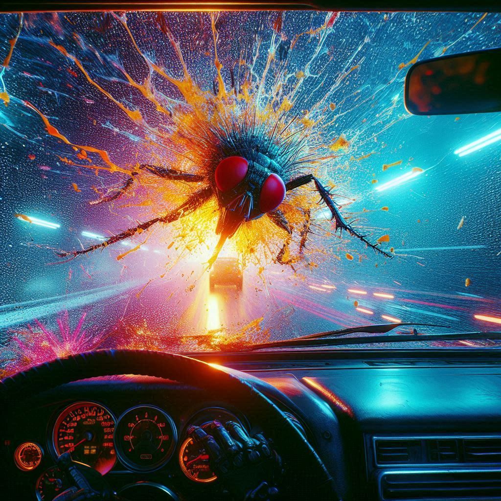 Dash Cam Chronicles :  Kamikaze Bugs