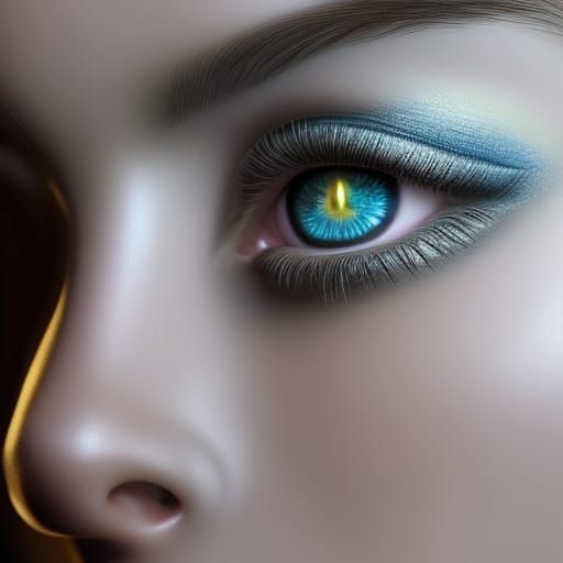 Blue or green eyes ?