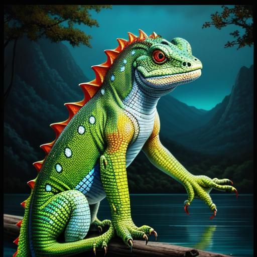 Lizard monster