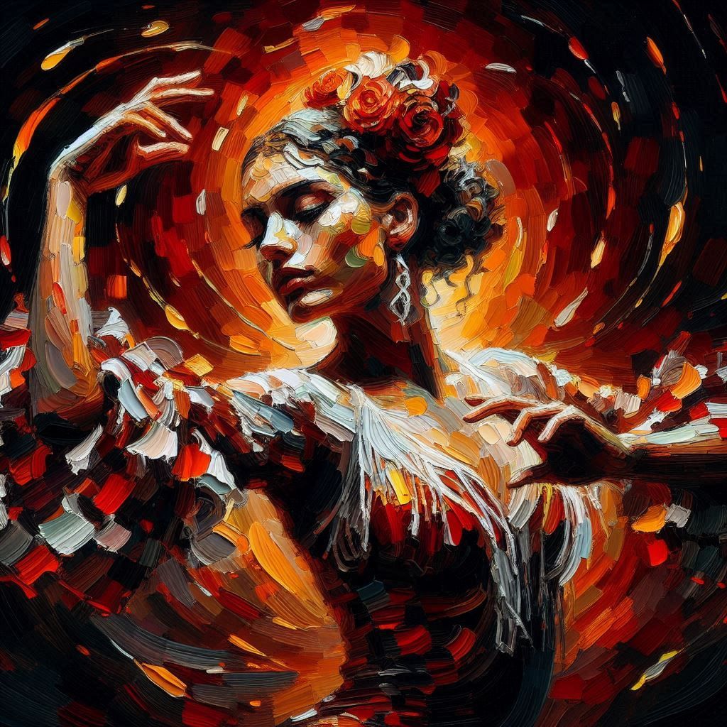 The flamenco dancer