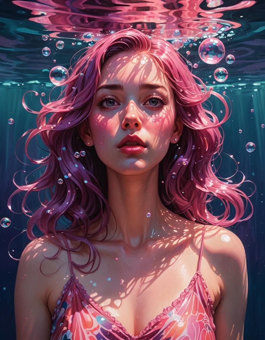 Pink but Blue  by @Dander