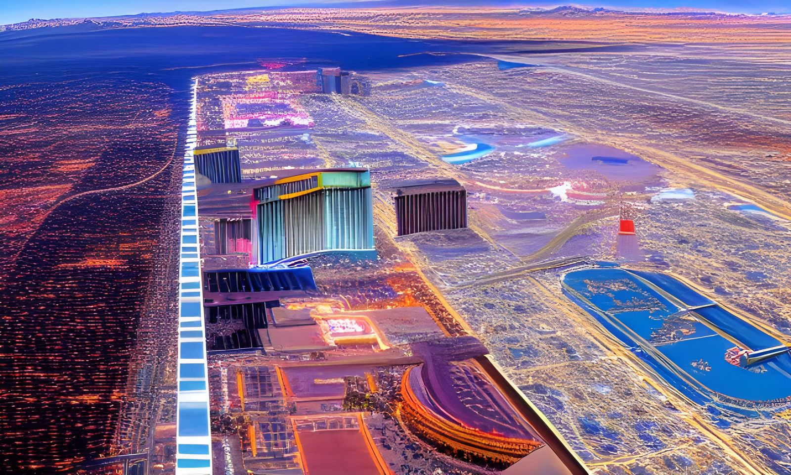 Las Vegas AI AI Generated Artwork NightCafe Creator