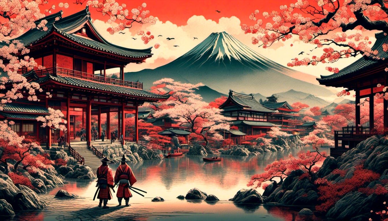 a japanese scene..