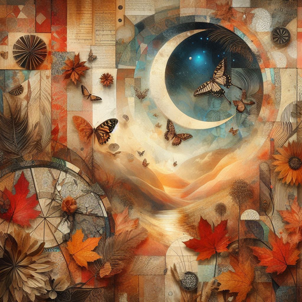 Dreamscape in paper art