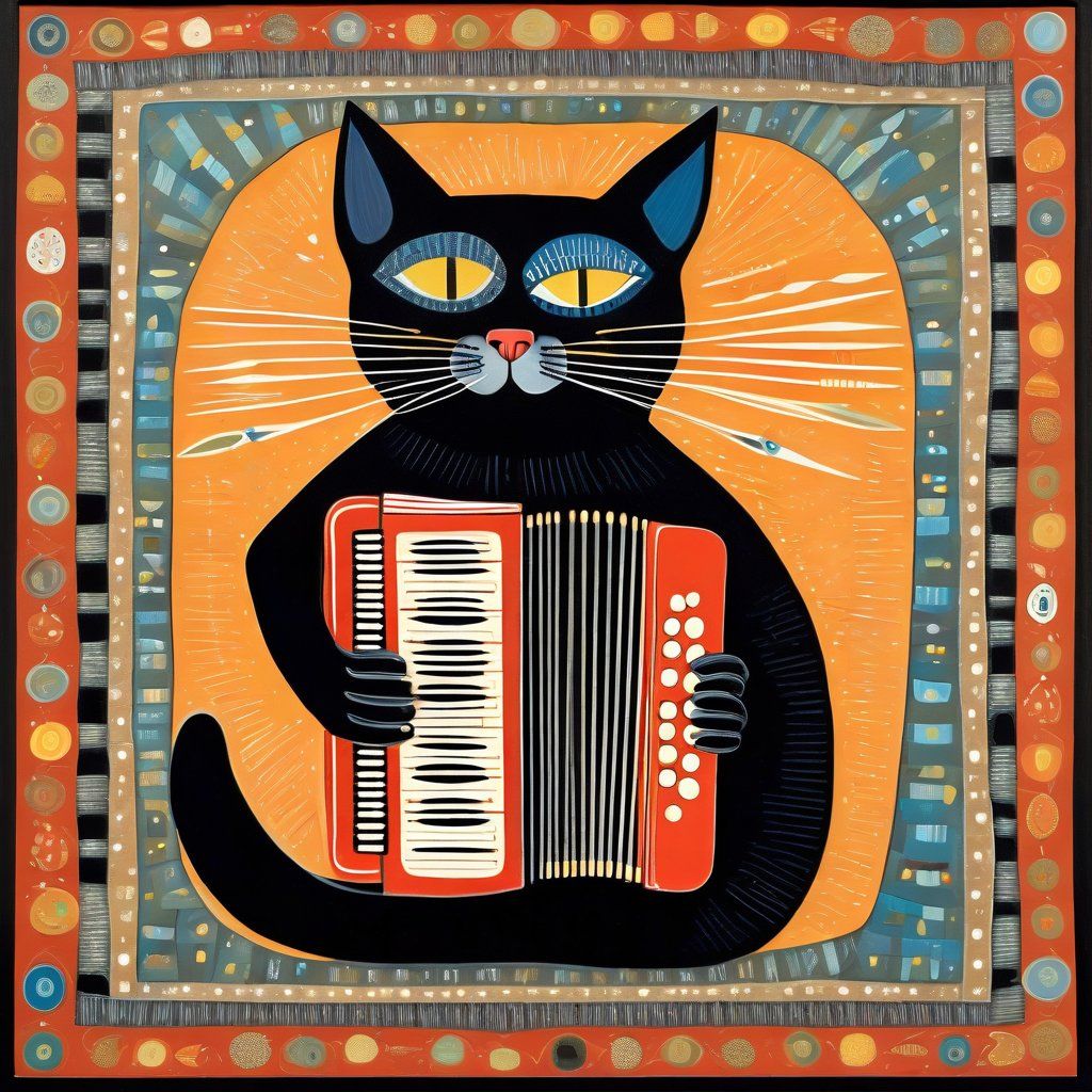 Accordion cat.