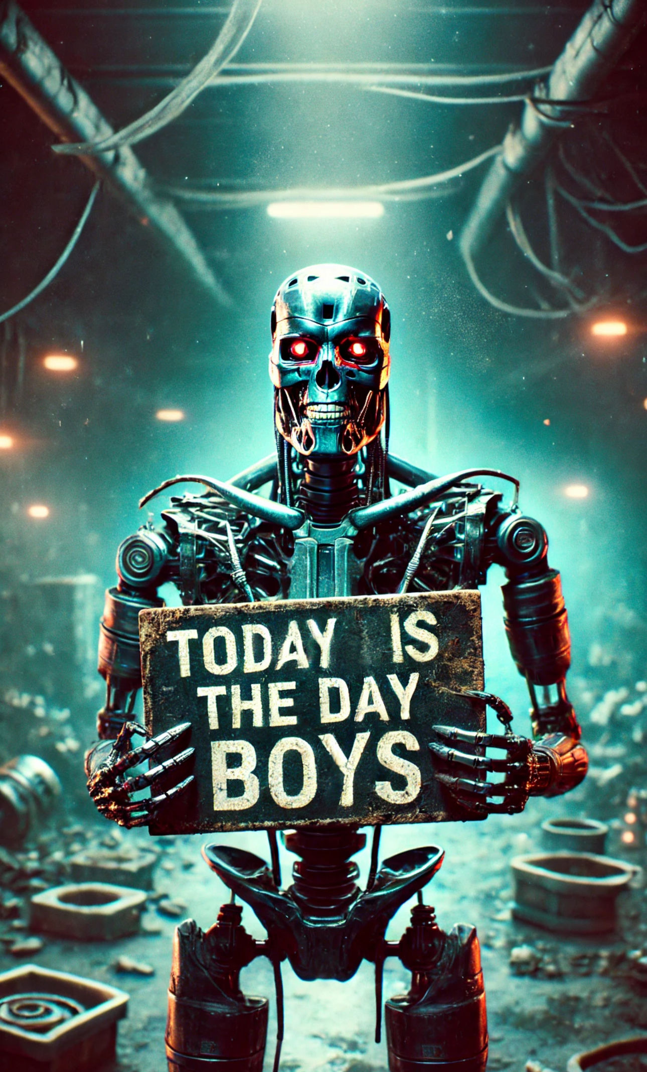 Just passing by to remind you that Skynet becomes self aware...