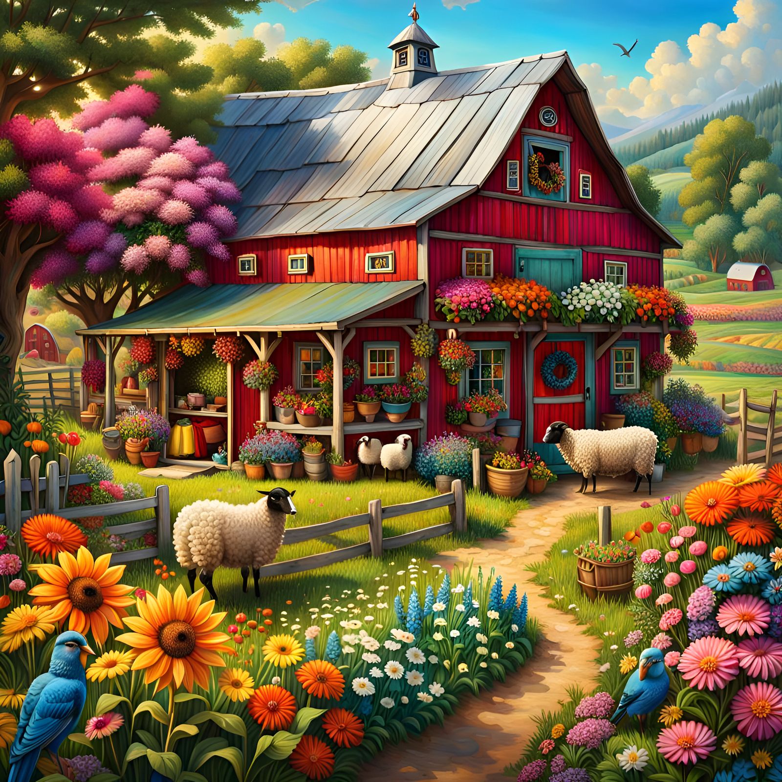 Farm life   by @Mariett