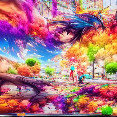 XD colourful beautiful artwork anime 8k resolution