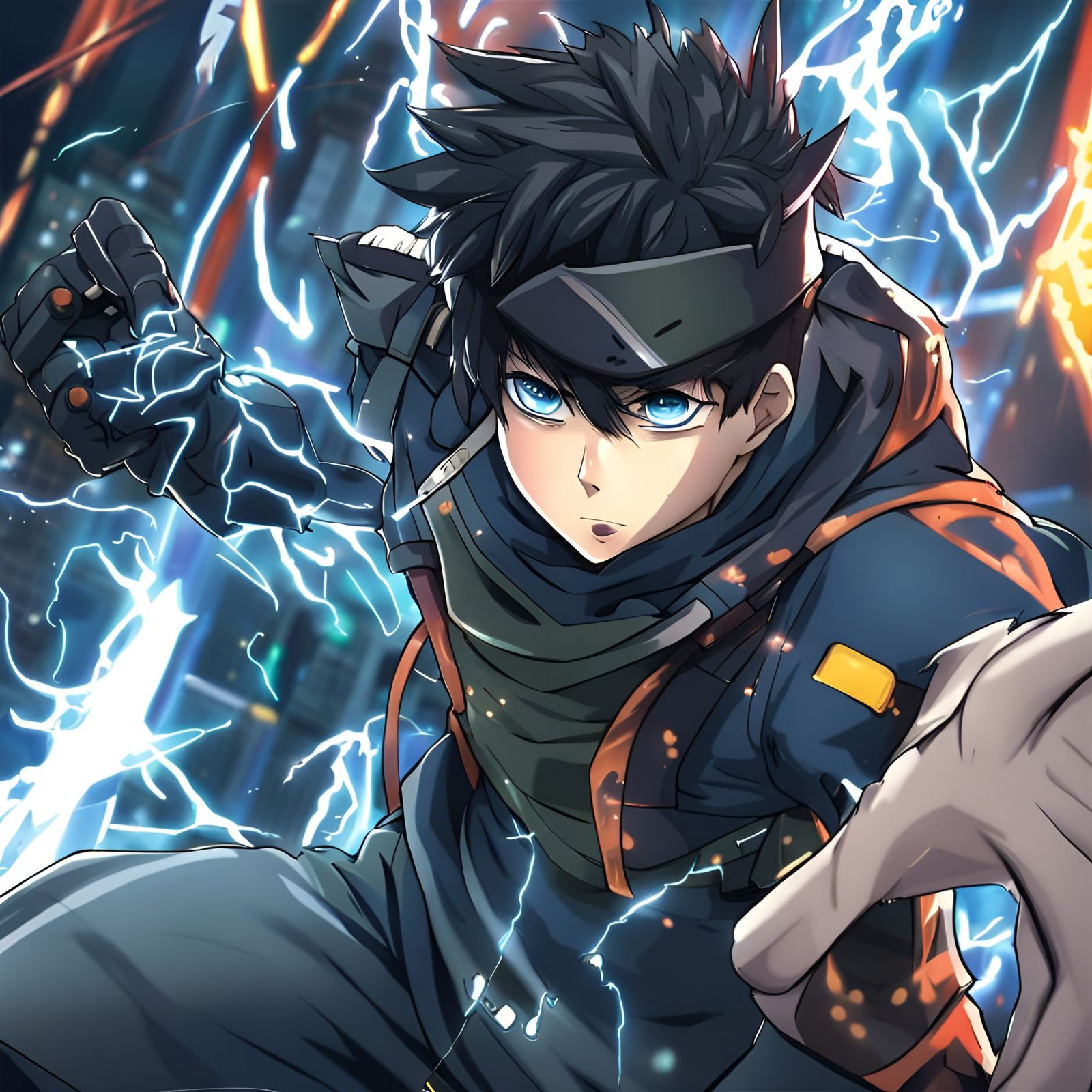 An electricity powered vigilante