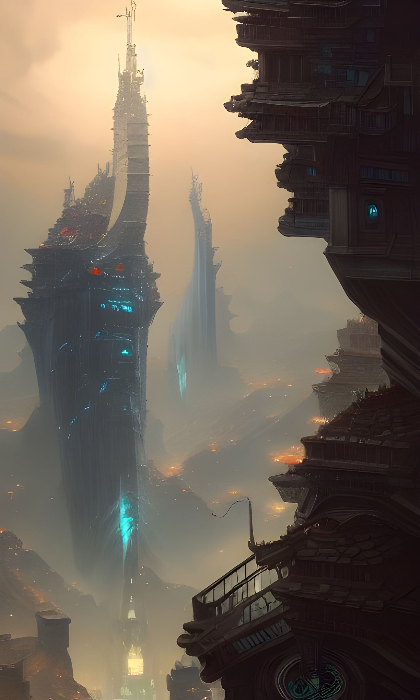 A Futuristic Tower