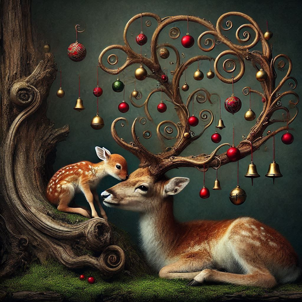 Decorated Guardian Reindeer....